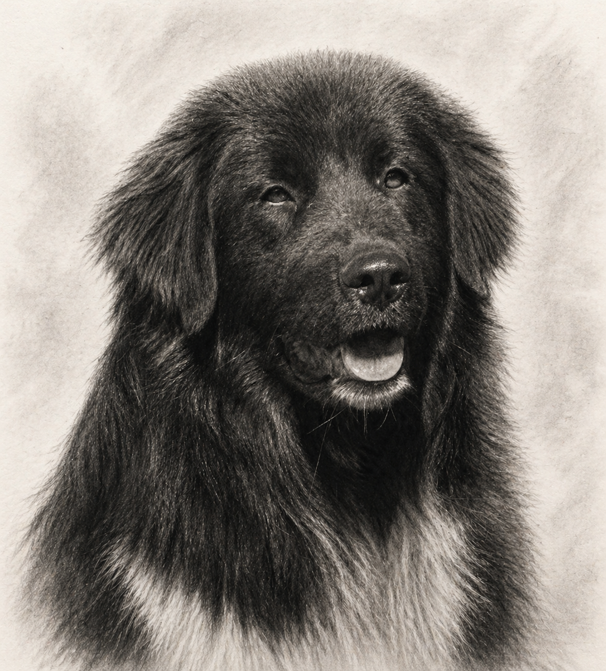 Sketch-Portrait von Rah, Karakachan-Rüde